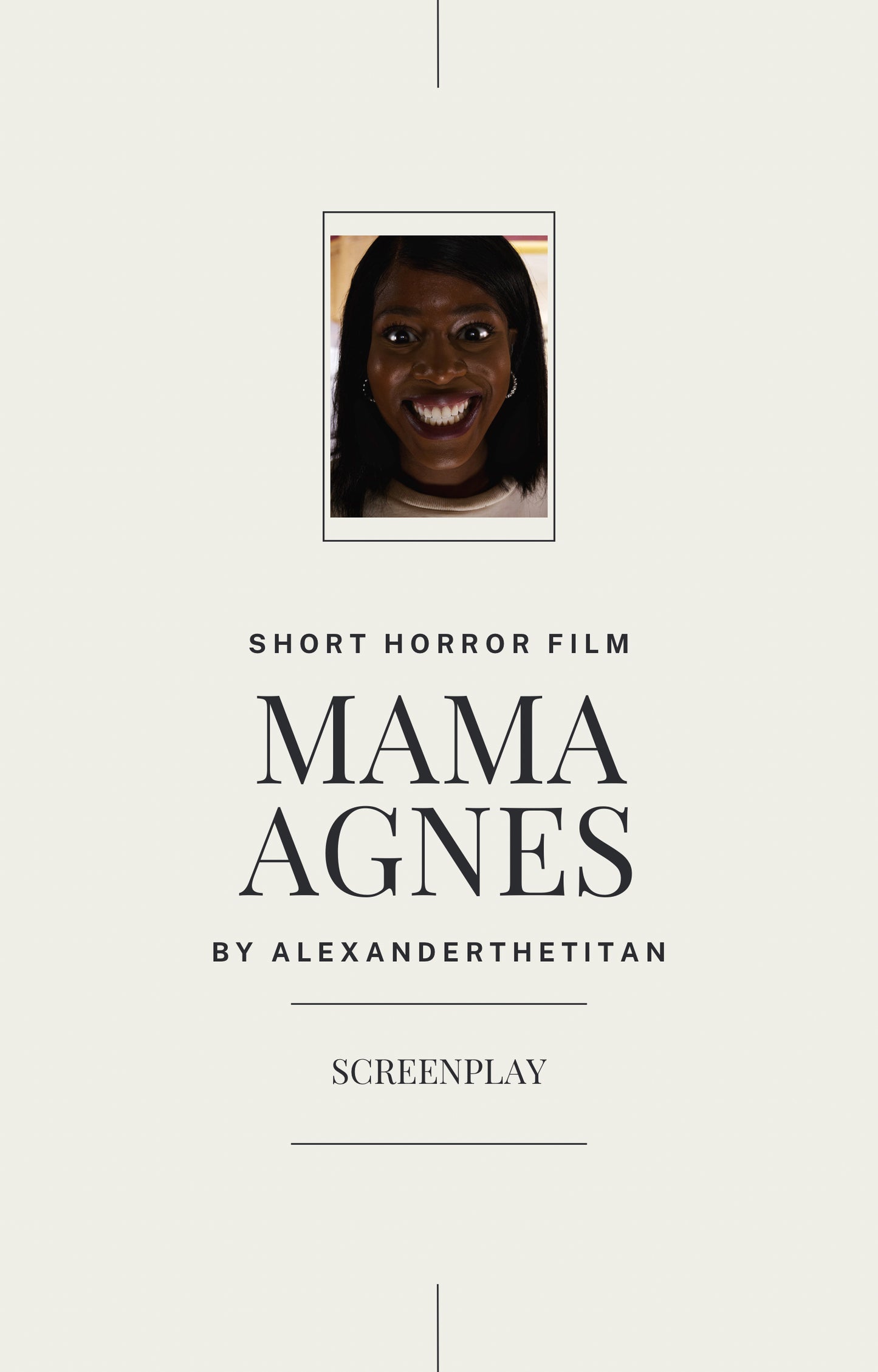 Mama Agnes Screenplay